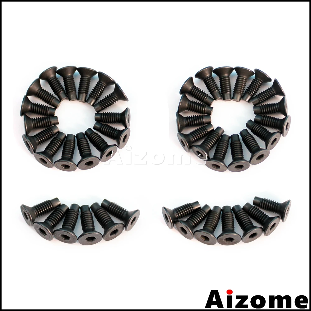 44 шт. набор стальных болтов для дверных рам петель Torx Jeep Wrangler CJ5 CJ7 YJ TJ комплект