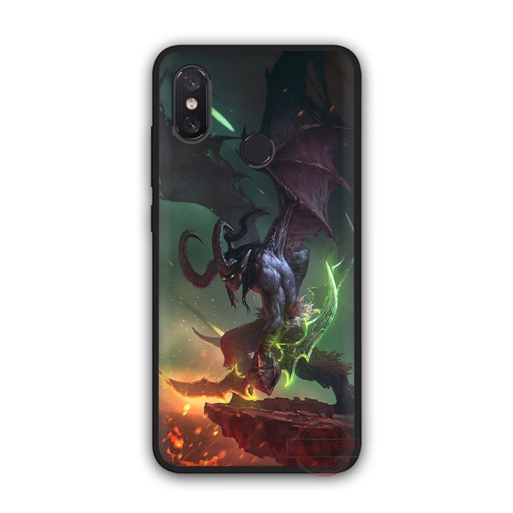 WEBBEDEPP World of Warcraft TPU чехол для телефона Xiaomi Mi 6 8 A2 Lite A1 F1 9 MAX 3 SE |