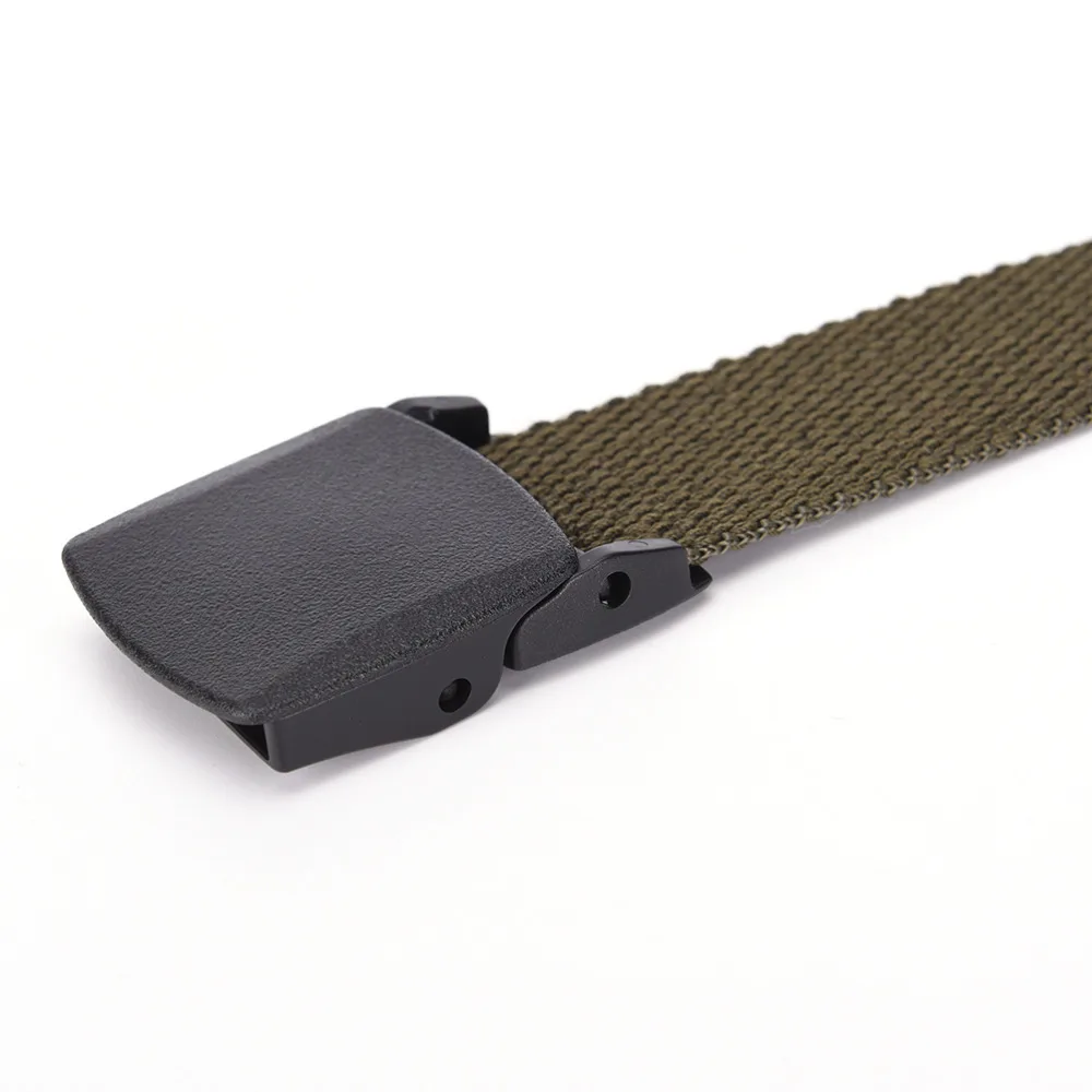 Мужские холщовые ремни JETTING 2021 повседневный противоаллергенный пластиковый