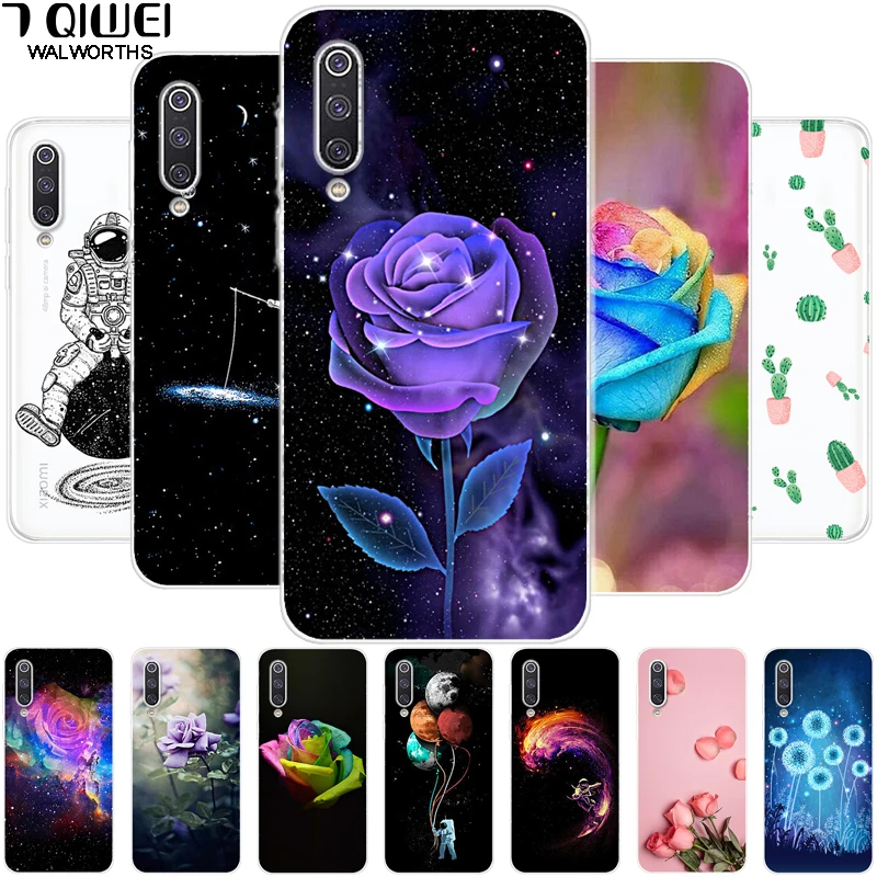 Для xiaomi mi a3 чехол мягкий силиконовый tpu чехол для телефона задняя крышка для xiaomi mi a3 чехол s Цветок FUNDA для xiaomi a3 a 3 mi A3 оболочка