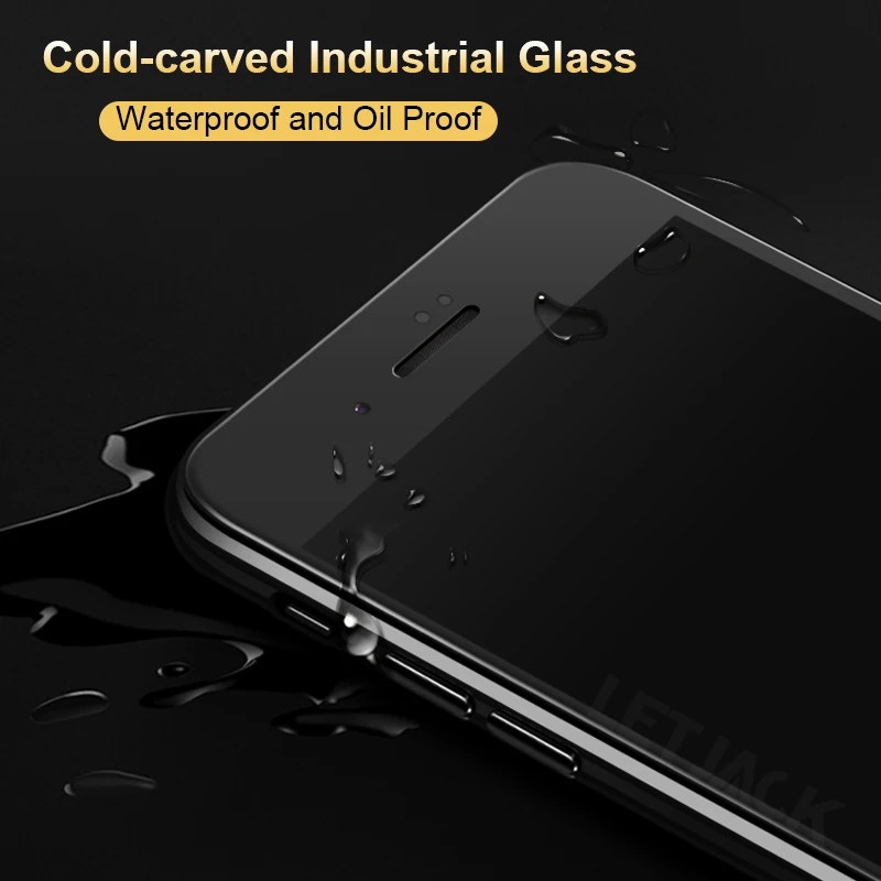 5D полное покрытие с изогнутыми краями закаленное стекло для iPhone X XR XS MAX защита