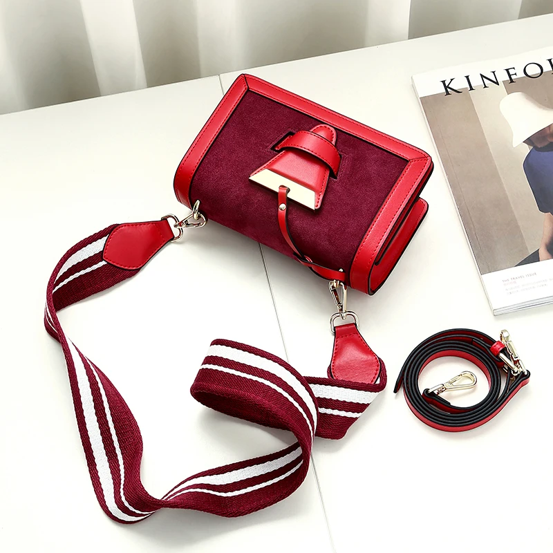 2018 модная женская сумка из нубука мини-сумки через плечо для девочек