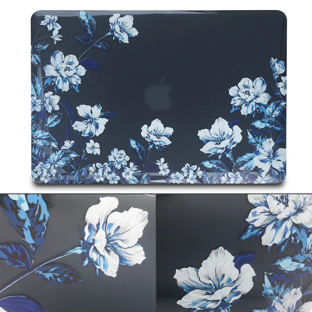 Sanforin Цветок защитный жесткий чехол для старых MacBook Pro 13 3 дюймов (A1278 CD ROM) цветочным