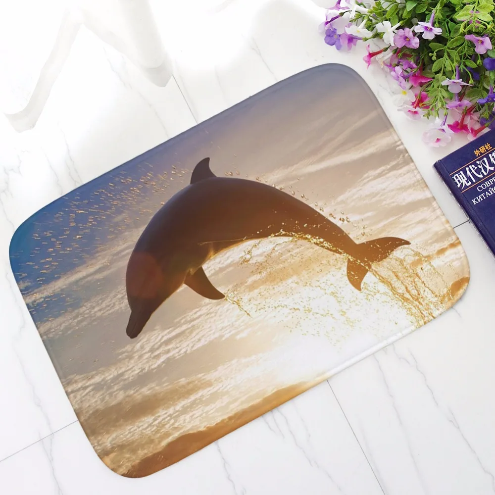 CAMMITEVER Dolphin Sea плед с русалкой противоюзовый ковёр двери Коврики открытый Кухня