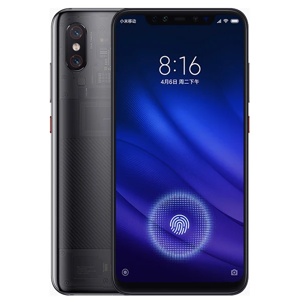 Xiaomi Mi 8, 8 ГБ ОЗУ, 128 Гб ПЗУ, Восьмиядерный процессор Snapdragon 845, сканер отпечатков пальцев, 6,21 дюймов, FHD+ полный экран, двойная камера 12 Мп, AI, смартфон - Цвет: Transparent Titaniu