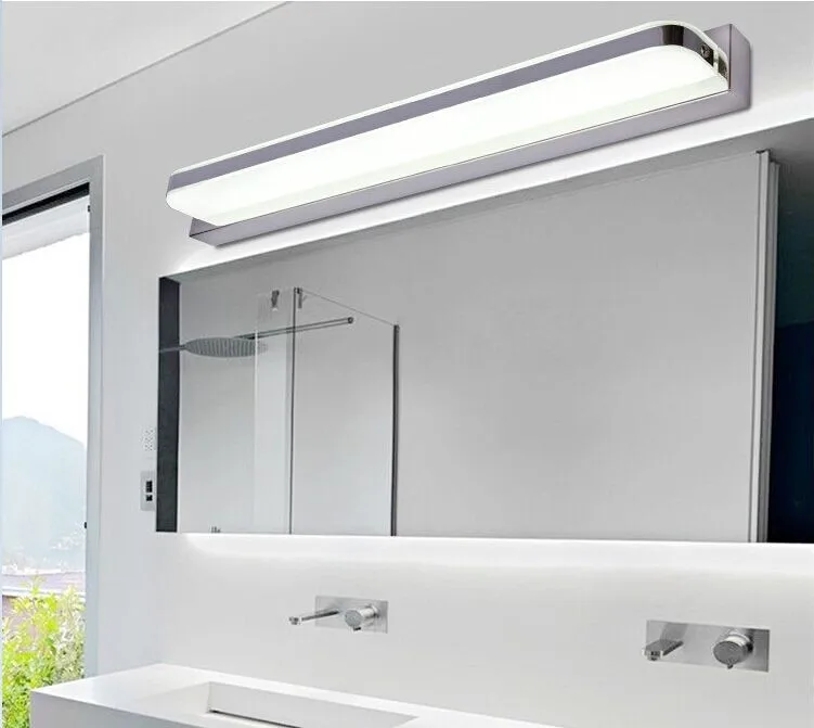 Зеркальный светильник светодиодный настенный для ванной комнаты зеркальное