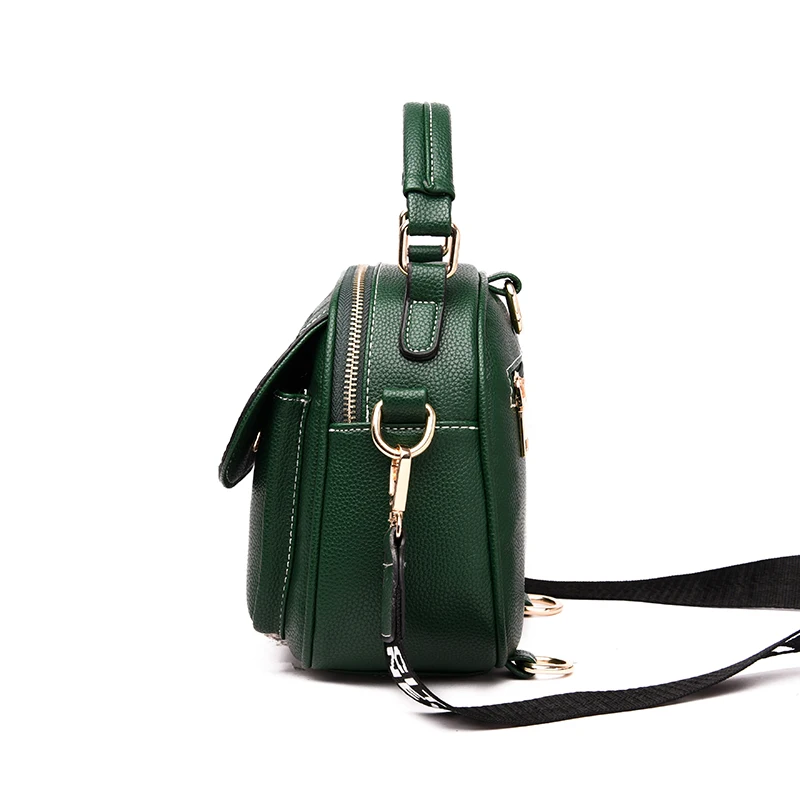 Ретро кожаный женский рюкзак на молнии школьные рюкзаки для девочек подростков