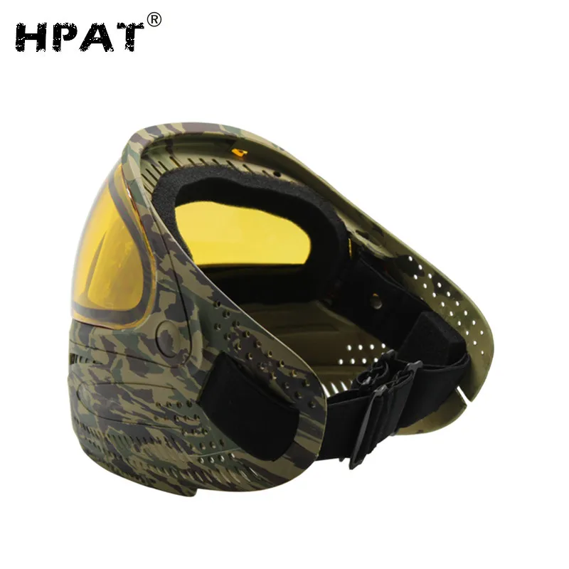 HPAT страйкбольная пейнтбольная маска с синей краской I4 тепловые линзы|paintball mask i4|i4