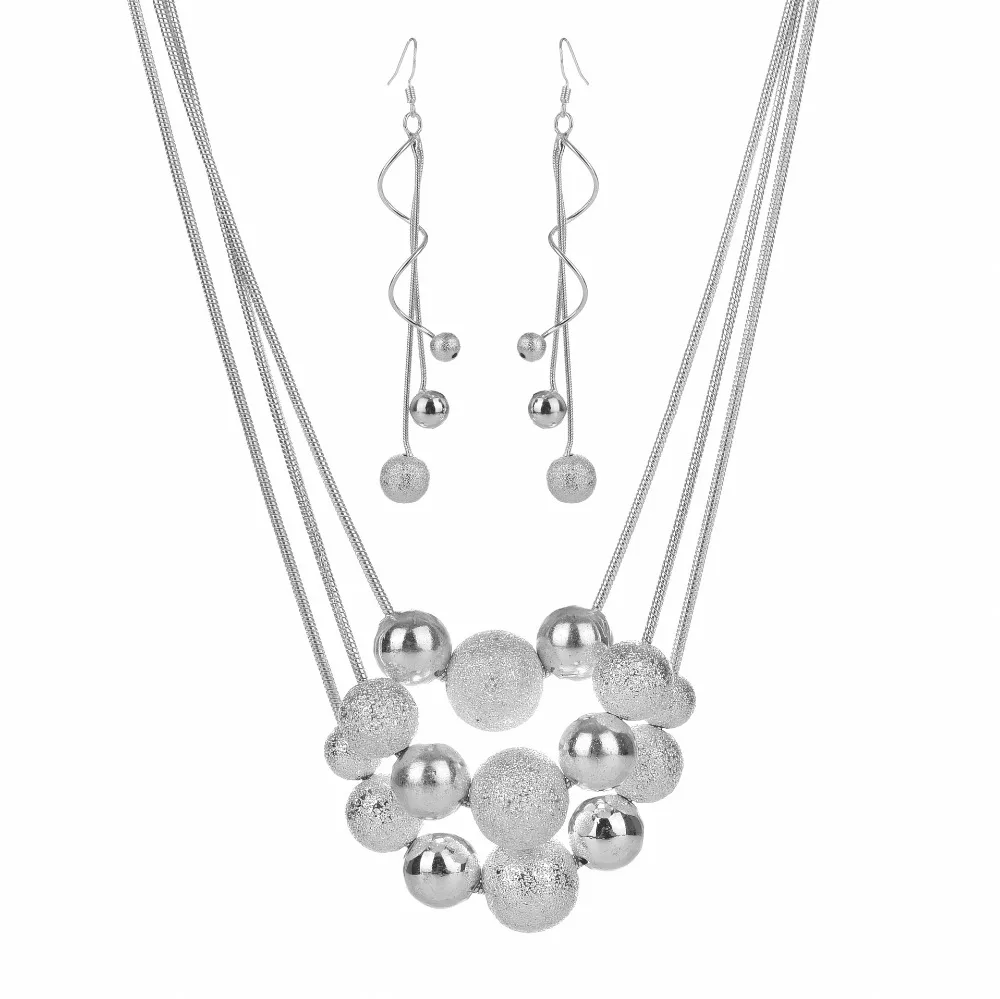 Высококачественный комплект klassische mode neue perle halskette Schmuck Parure Bijoux Femme | Украшения и