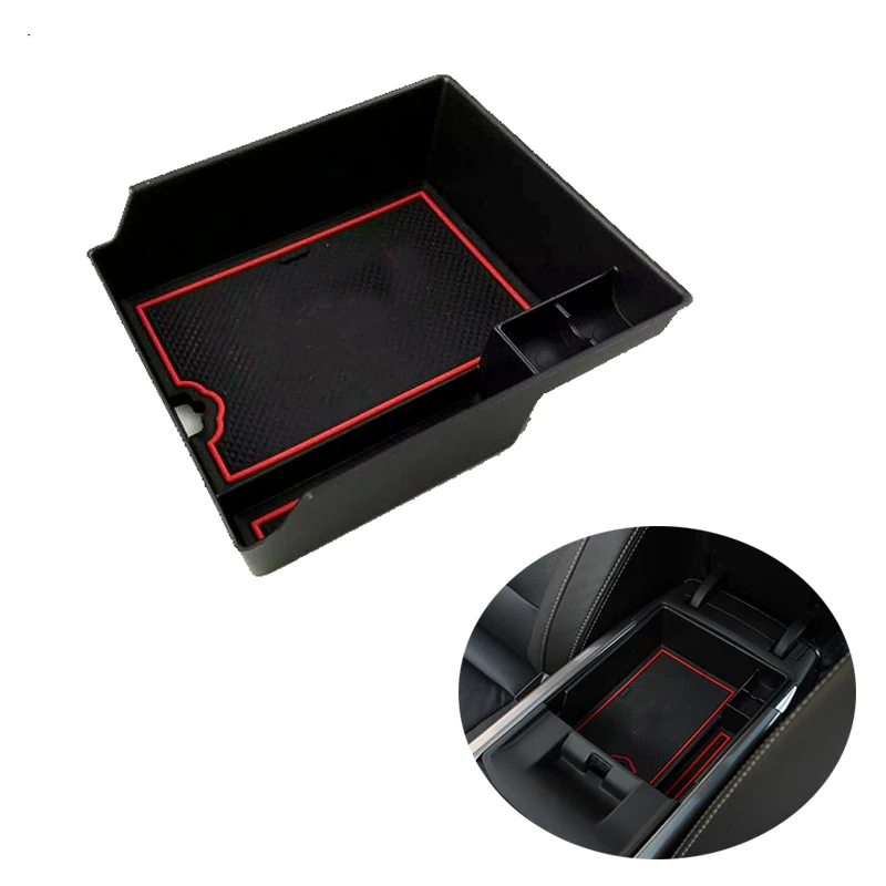 Для Renault Koleos 2017 2018 нескользящий контейнер для хранения с ковриком внутренние
