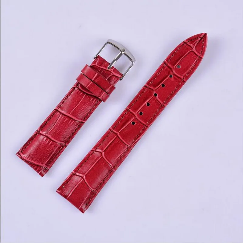 Прочный кожаный ремешок для наручных часов neway наручные часы черного и