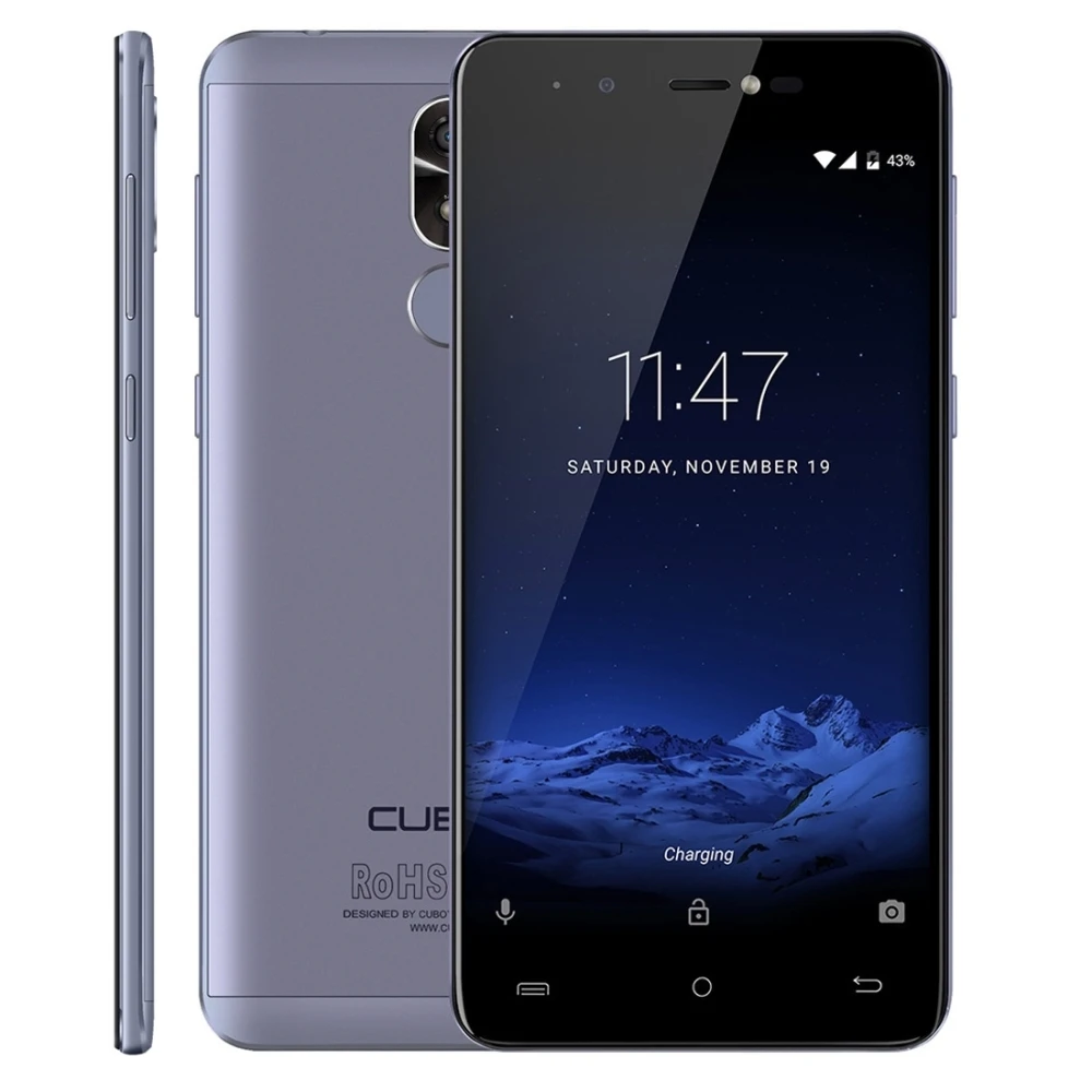 Оригинал CUBOT R9 2 ГБ + 16 мобильных телефонов отпечатков пальцев ID 5 0 ''Android 7 MTK6580 4