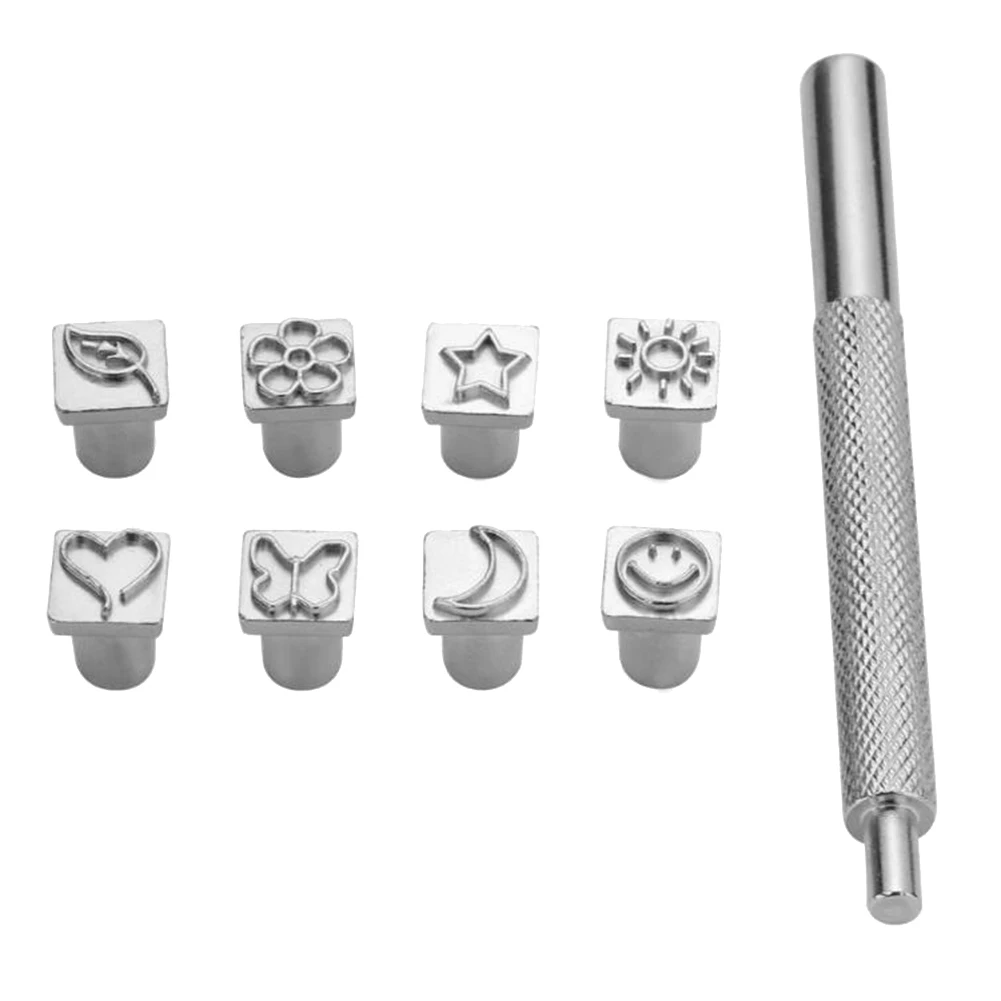 8 шт. штампы с металлическим рисунком набор штампов для перфорации инструменты