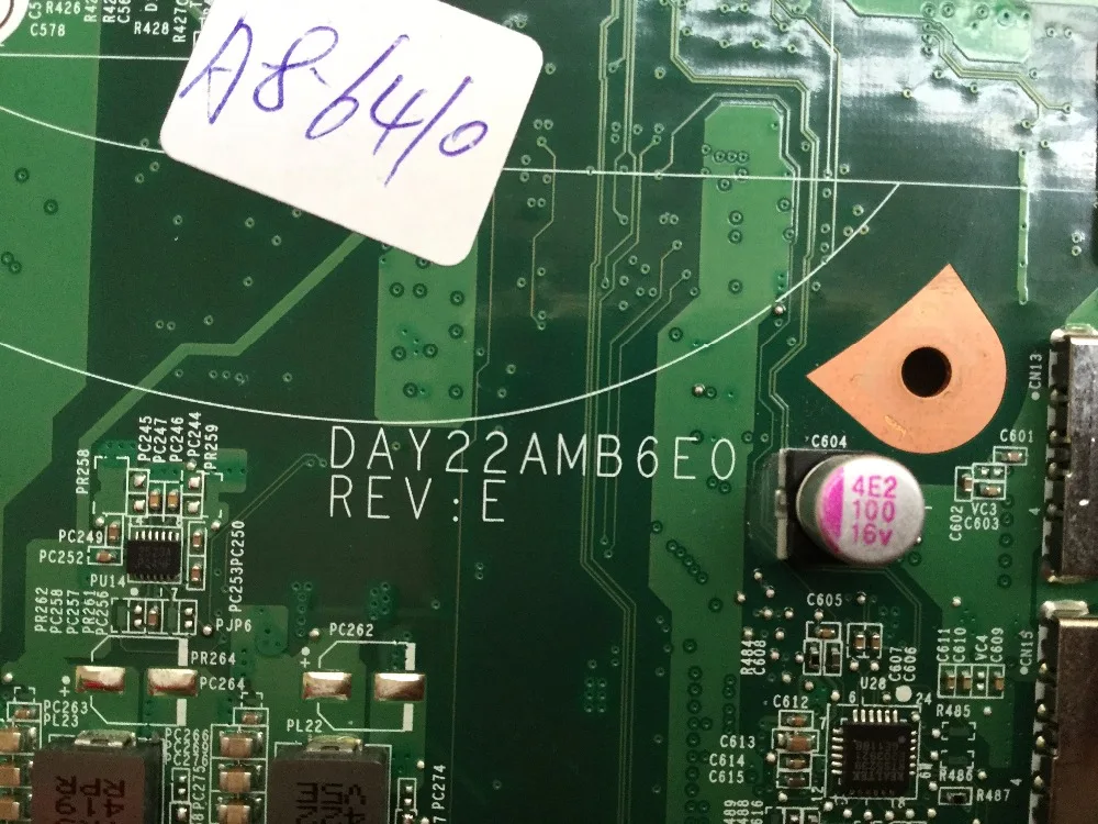 762526-501 для hp 15-P 15-P010DX материнская плата для ноутбука 762526-001 DAY22AMB6E0 материнская плата A8-6410 протестирована