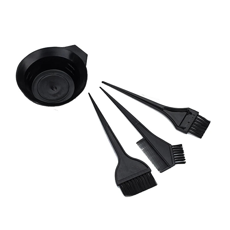 Профессиональный набор инструментов для окрашивания волос из черного пластика 4