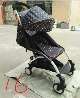 Детские коляски Аксессуары 175 градусов обновлен Yoya babyyoya коляски капюшон и матрас крышкой солнца и подушки сиденья набор - Цвет: star