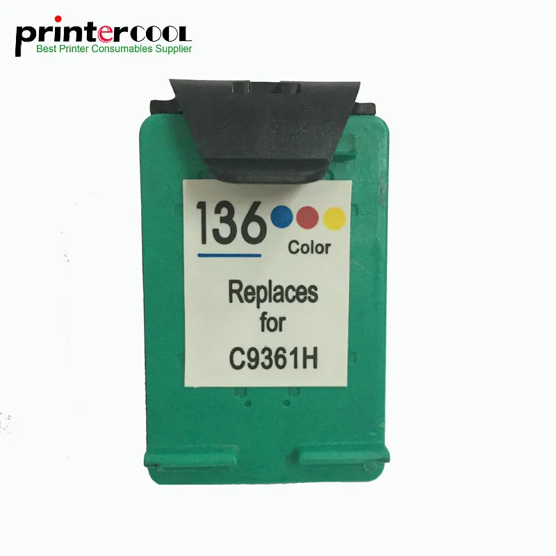 

einkshop 136 Remanufactured Ink Cartridge Replacement for hp 136 Officejet 6213 Deskjet 5443 Photosmart 2573 C3183 PSC 1513
