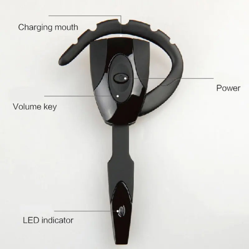 Бизнес Bluetooth гарнитура хенд фри Беспроводной наушники свободные руки Шум