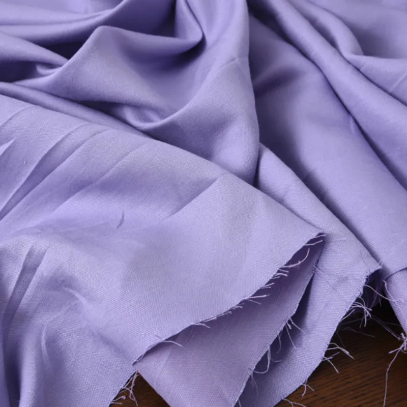 

Purple bamboo flax fabric