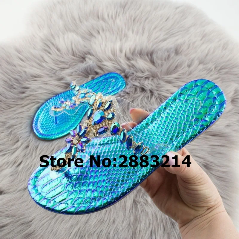 Яркие брендовые шлепанцы на ремешке Повседневная обувь плоской подошве Шлепанцы