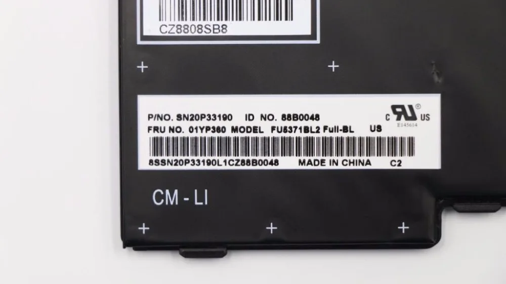Новая Оригинальная клавиатура с американской подсветкой для ThinkPad E480 L380 L480 T480S