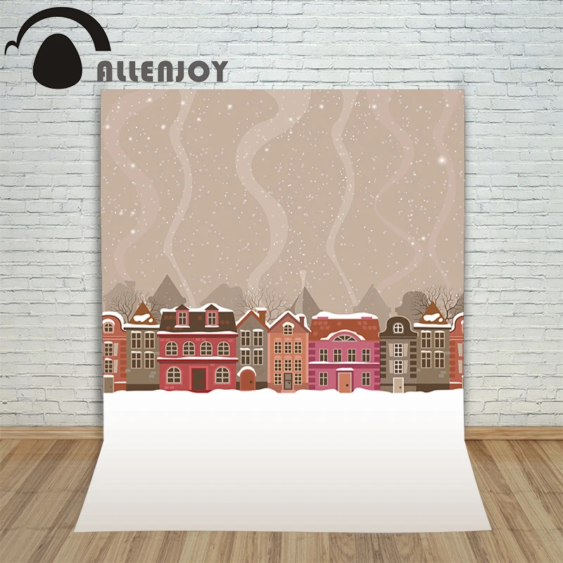 Allenjoy фотография фоны снег зима городской пейзаж дети праздник фотосессия