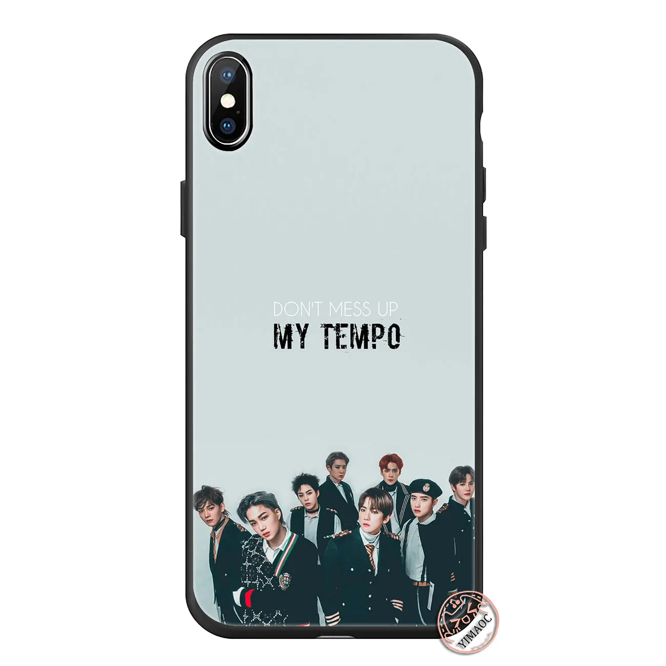 8 YIMAOC EXO 5 Не портите мой темп Мягкий силиконовый чехол для телефона для iPhone 11 Pro XS Max XR X 6 6S 7 8 Plus 5 5S SE 10 черный чехол - Цвет: 8