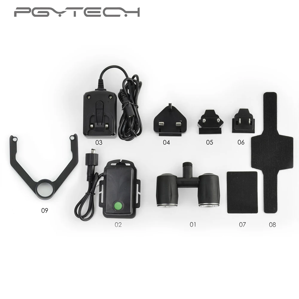 PGYTECH налобный светодиодный светильник Drone Flash s Для DJI Inspire 1 Аксессуары|light for|light