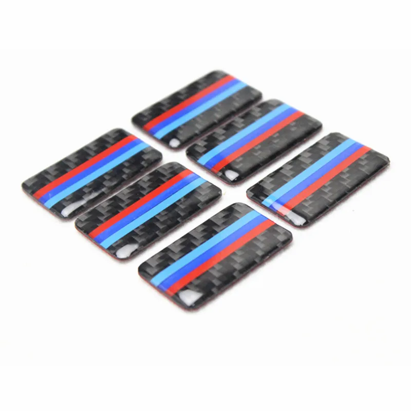 Автомобильная эмблема M Power наклейка из углеродного волокна для BMW E46 E39 E90 E36 E60 E34 E30