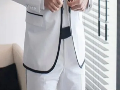 2 шт. мужской облегающий Блейзер пиджак брюки | Мужская одежда