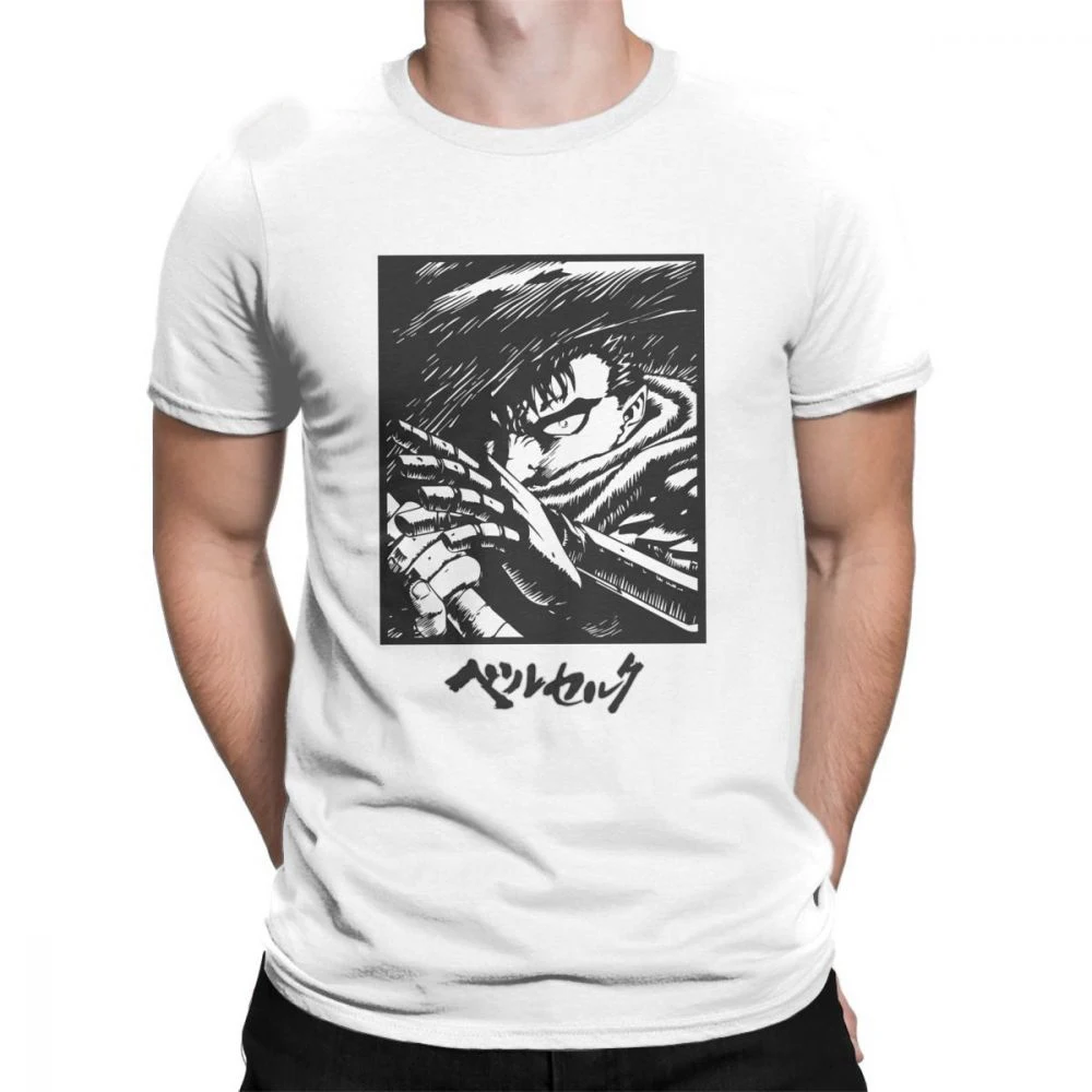 Anime Berserk/футболки брендовые Летние Стильные футболки с короткими рукавами и