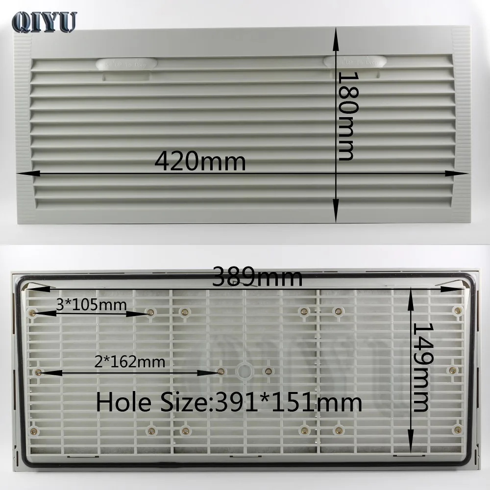 DC 12 V FB9807PB12 фильтр вентилятора Промышленный осевой вентилятор, вентиляция и решетка фильтра пыли, система циркуляции воздуха, 420*180(мм