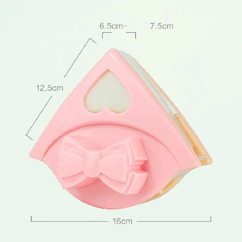 Multi-function Double-sided Glass Eraser for Home Shops Triangular-magnetic Window Cleaner Anti-pinch Hand Glasses Cleaning Tool | Дом и сад