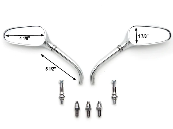 Хром Гольф клуб Зеркала L& R для Honda Shadow Aero Phantom VLX 750 1100