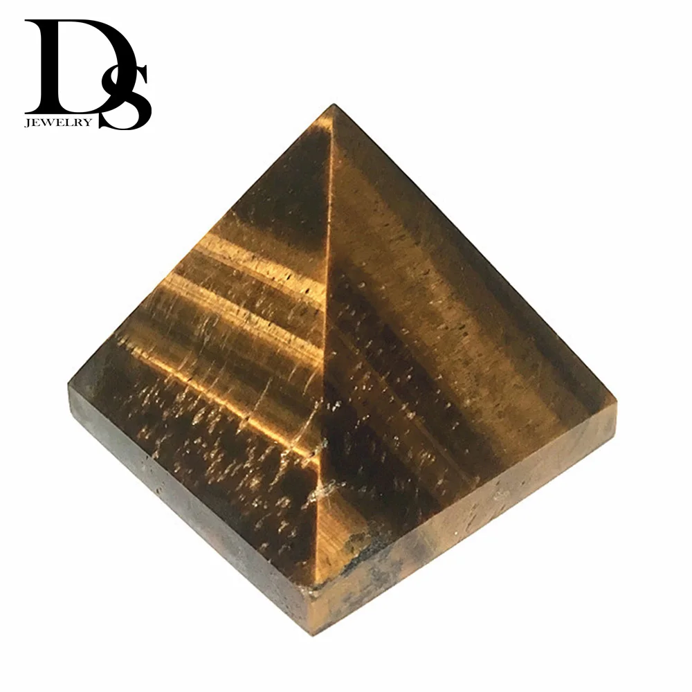DS Natural Quartz Crystal Pyramid Rose Opal Clear Carved Energy Healing Stone Home Decoration | Дом и сад