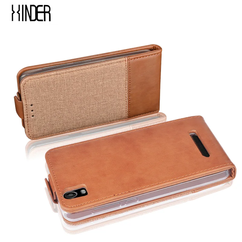 Xinder Leather Cover For Prestigio Wize N3 NX3 NK3 3507 DUO Flip Luxury Case Phone Bags Handmade | Мобильные телефоны и
