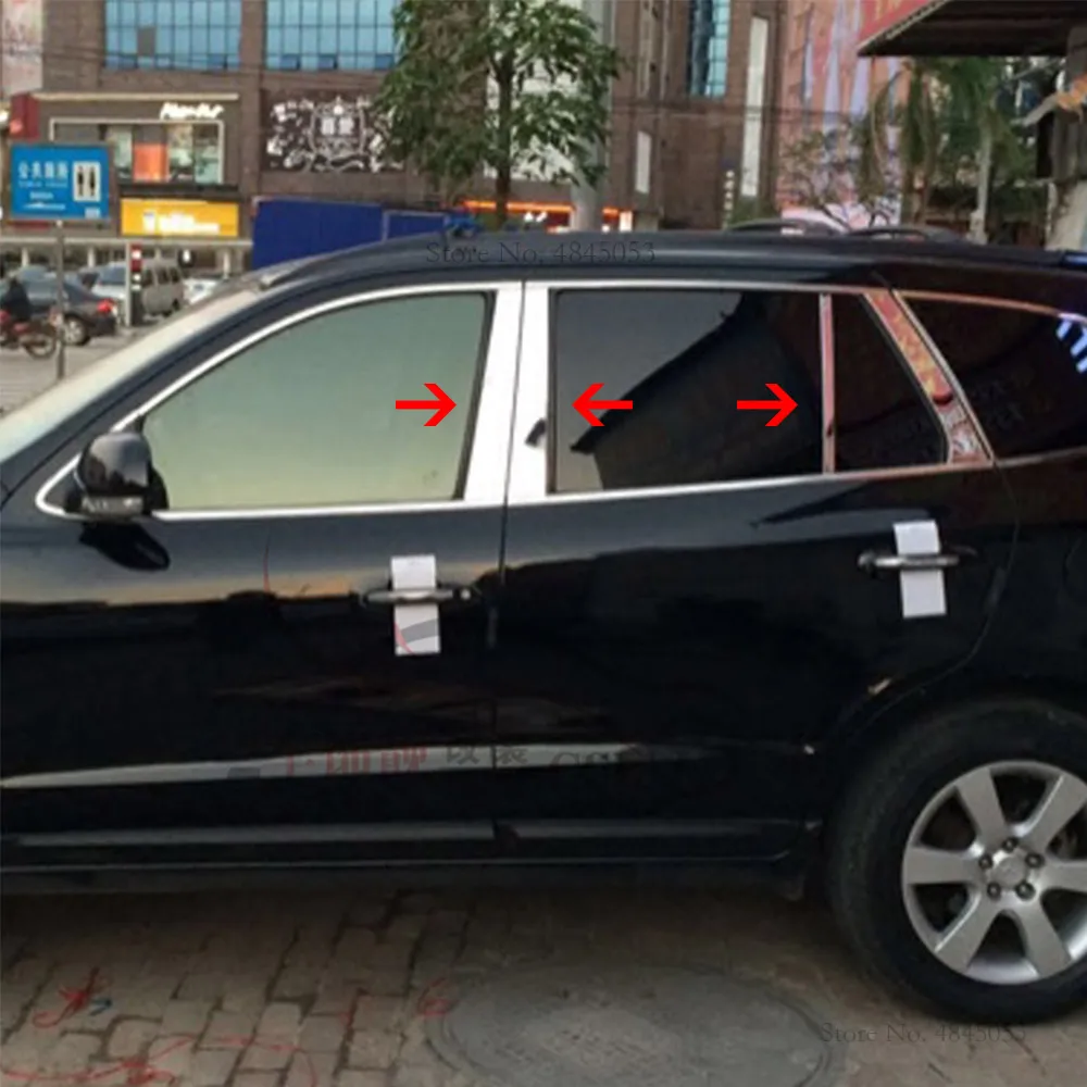 Автозапчасти для Hyundai Santafe Santa fe 2006 2012 Боковая Отделка Из Нержавеющей Стали