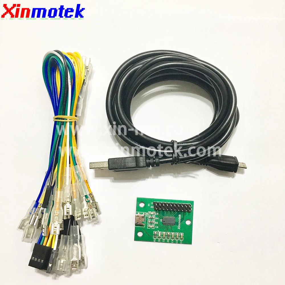 Набор игровых контроллеров для аркадных игр DIY совместим с ПК PS3 Raspberry Pi включая