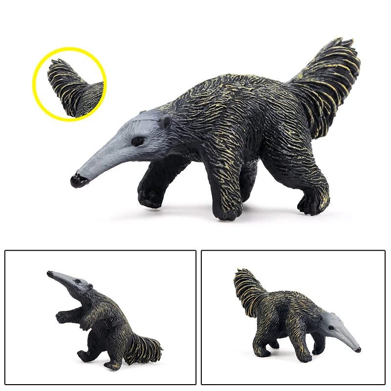 Лес дикие животные фигурки Anteater ПВХ Миниатюрная модель фигурки Милая коллекция обучающая игрушка для детей подарок