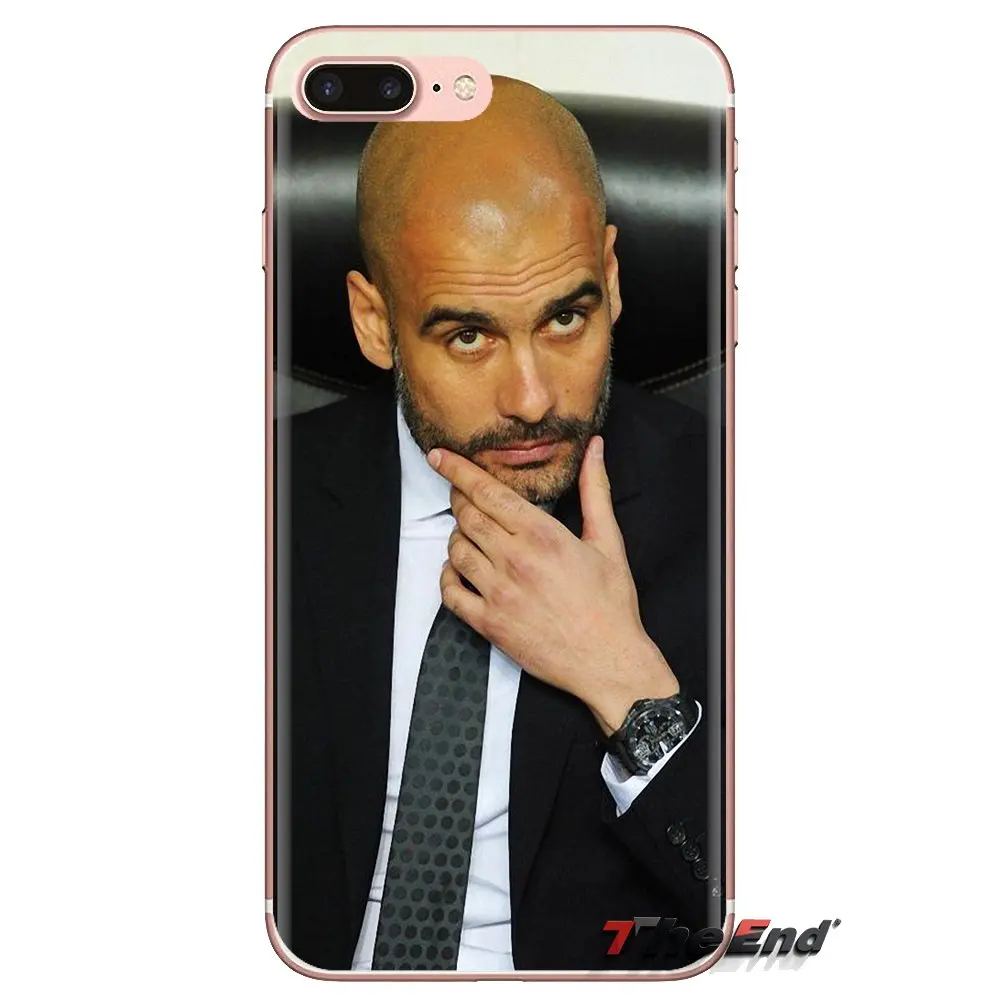 Прозрачный чехол из ТПУ для Samsung Galaxy S3 S4 S5 Mini S6 S7 Edge S8 S9 S10 Plus Note 3 4 5 8 9 World Soccer Coach Pep