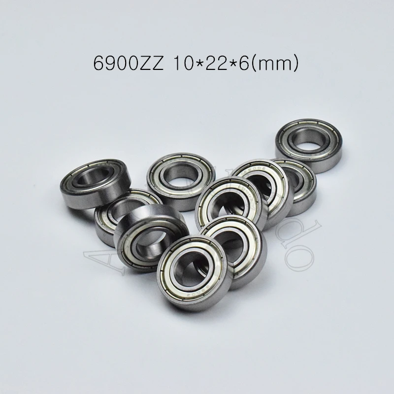 Подшипник 6900ZZ 10*22*6 (мм) 10 шт. бесплатная доставка металлический герметичный