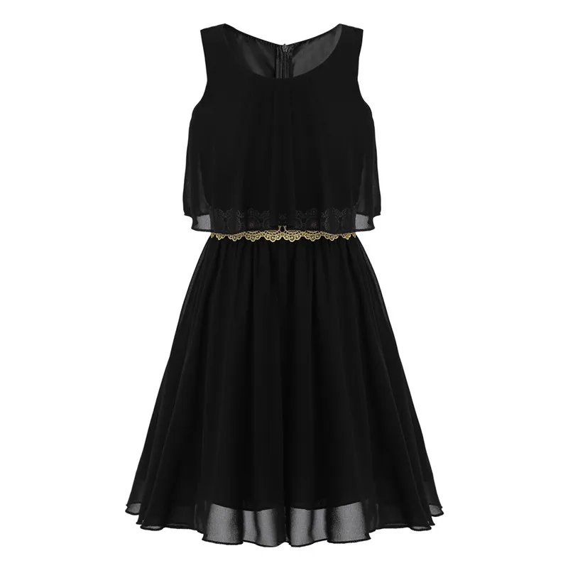 Плиссированное плиссированное платье с оборками Vestidos детское шифоновое для