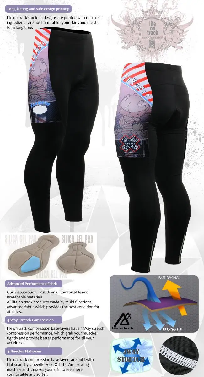 Мужская велосипедная майка с длинным рукавом рисунком из мультфильма полиэстер