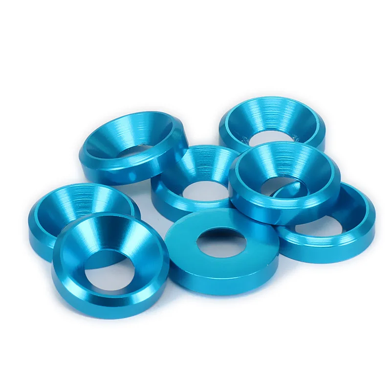 8 шт. m4 алюминиевый сплав плоский шестигранник гнездо винтовая прокладка шайба RC