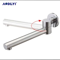 aodeyi chrome solid bass female wall outlet solid in wall mounted bath tub shower mixer faucet spout filler 05 065