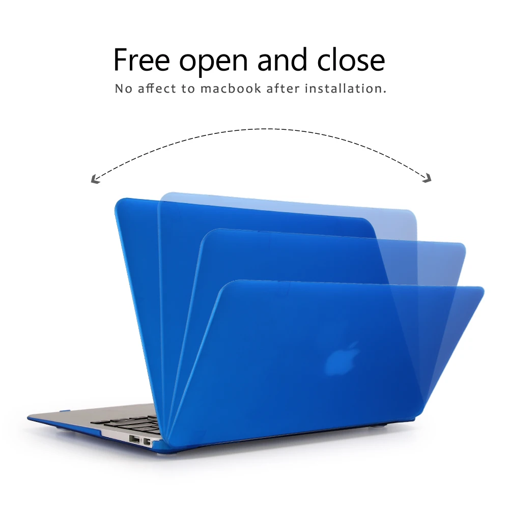Для Macbook air pro retina 11 12 13 15 чехол сенсорный экран матовый полупрозрачный защитный чехол+ Силиконовый протектор клавиатуры