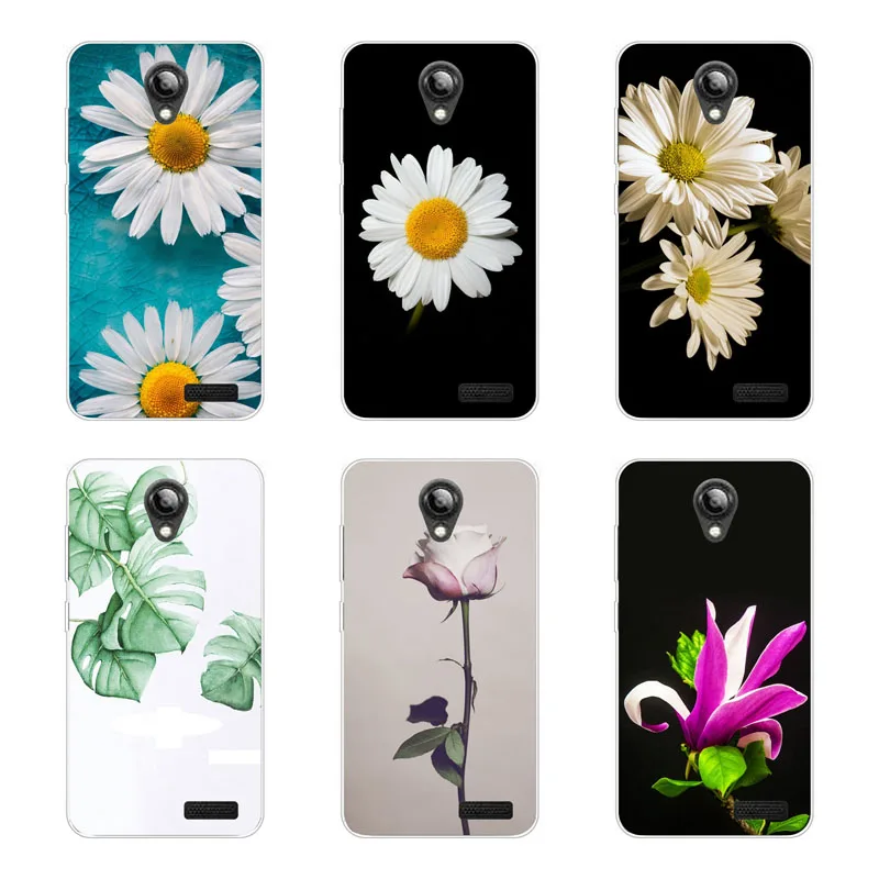 lenovo a319 Case Silicon flowers Painting Soft TPU Back Cover for Protect Phone cases shell |