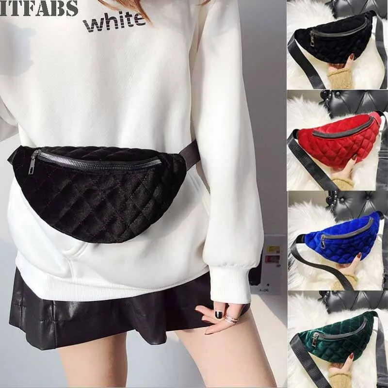 2019 HOT Fashion Women Waist Bag Casual Solid Color Geometric Adjustable Strap nerka fanny pack chest bag | Багаж и сумки