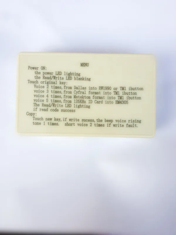 Дубликатор RFID 125 кГц iButton считыватель записей для RW1990 EM4305 T5577 EM4100|125khz rfid copier|rfid