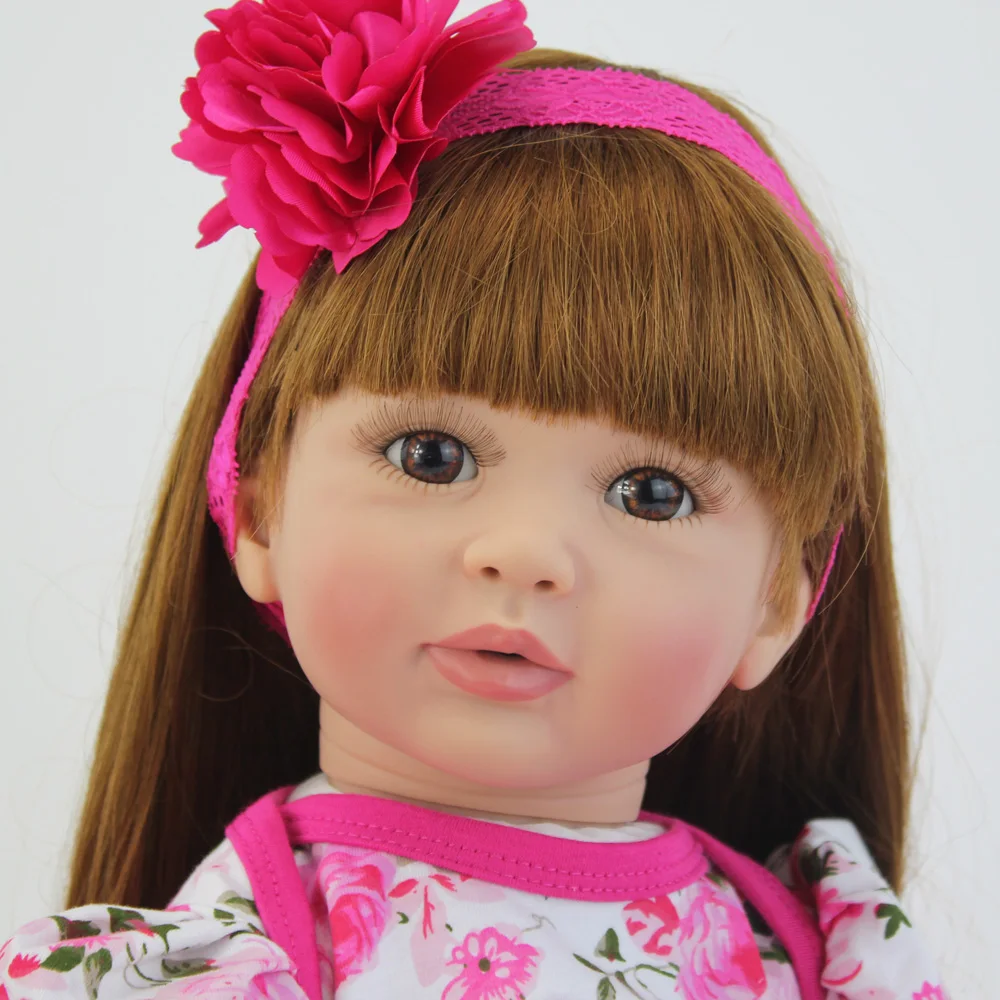 60 см мягкие силиконовые Reborn Baby Doll игрушечные лошадки как настоящая виниловая кукла принцесса малыша Интерактивная кукла-Пупс Bebe девушка Bonecas подарок на День Рожде